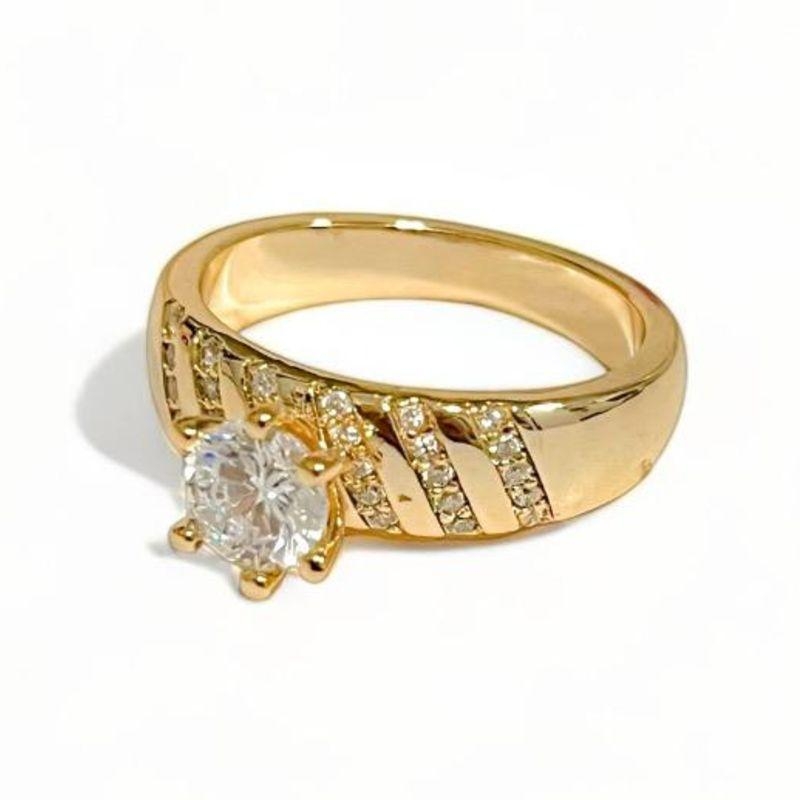 ANEL SOLITARIO CRISTAL ZIRCONIA CRISTAL 21