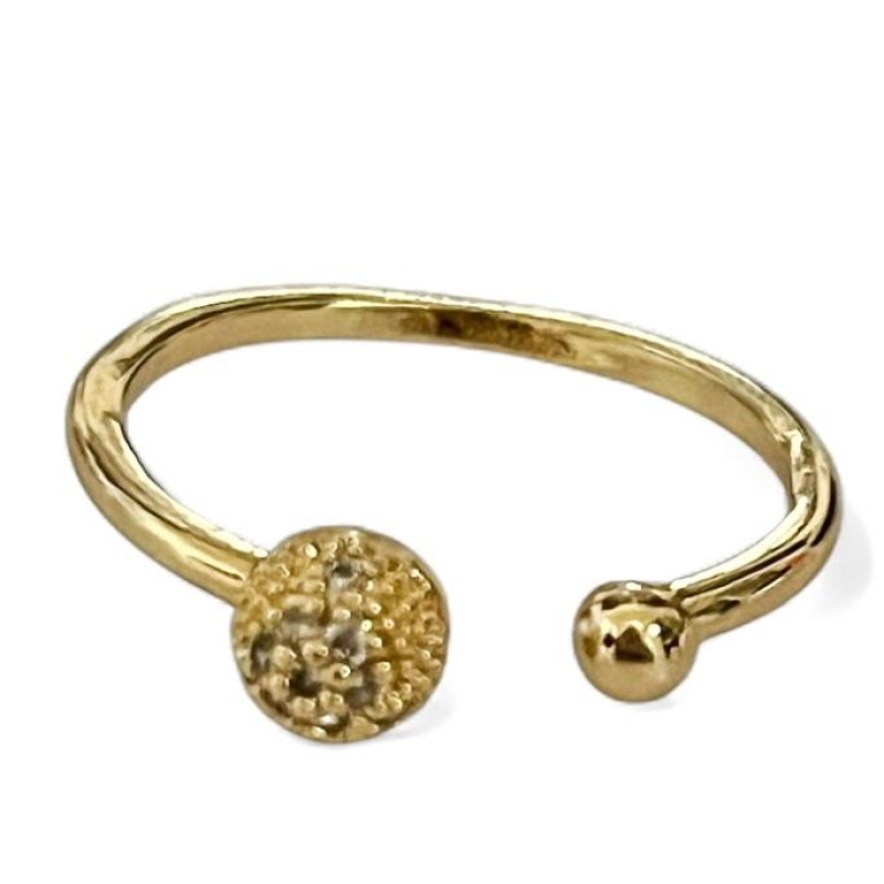 ANEL BOLAS ZIRCONIA CRISTAL