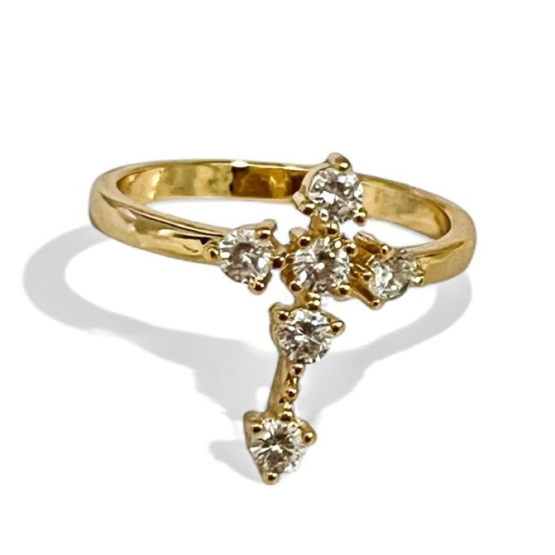 ANEL CRUZ ZIRCONIA CRISTAL 13