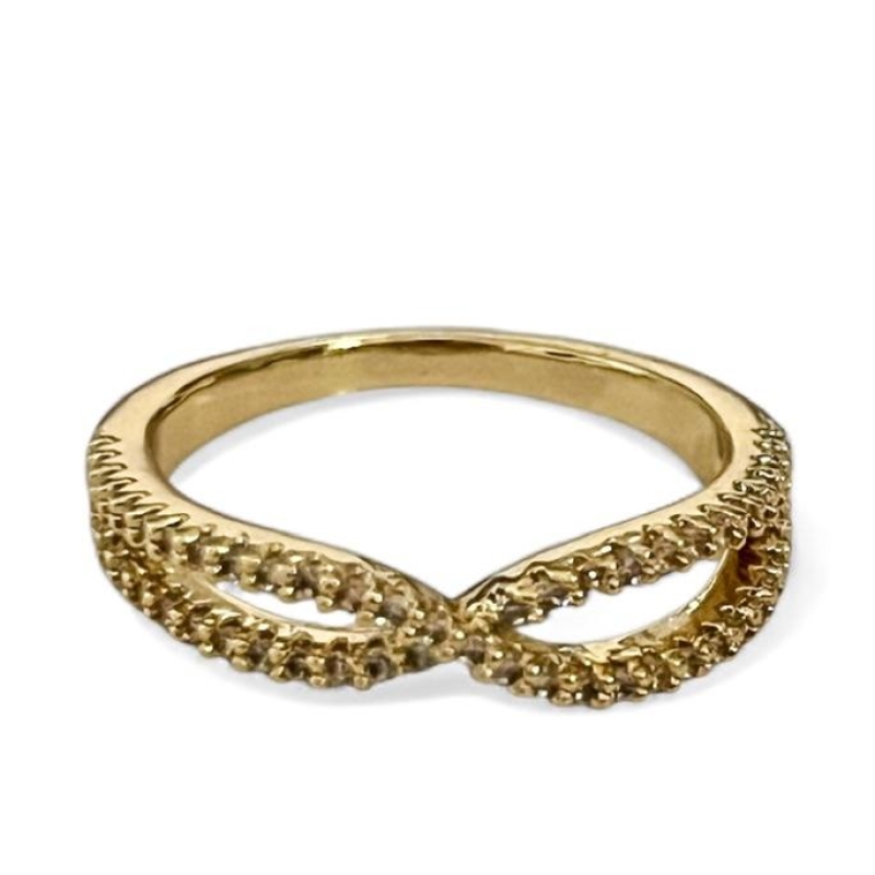 ANEL CRUZADO ZIRCONIA CRISTAL 13