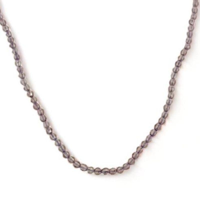 COLAR CRISTAIS LILAS 45