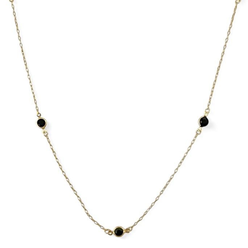 COLAR CRISTAIS ONIX