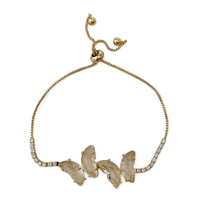 PULSEIRA BORBOLETA CRISTAL ZIRCONIA CRISTAL