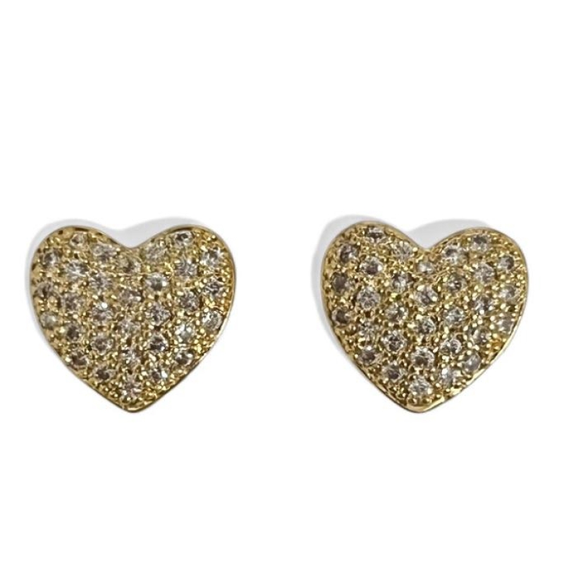 BRINCO CORAÇÃO ZIRCONIA CRISTAL