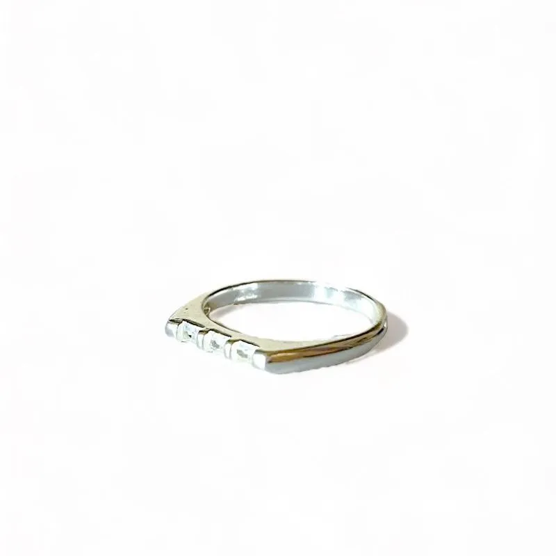 ANEL BAGUETE CRISTAL 19