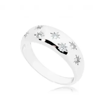 ANEL ESTRELA ZIRCONIA CRISTAL