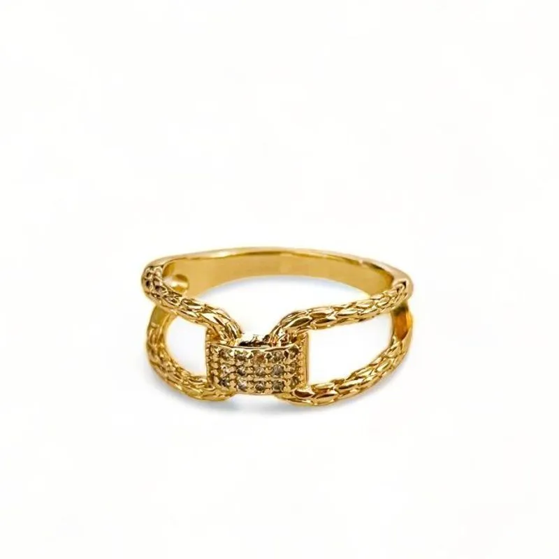 ANEL LACRE ZIRCONIA CRISTAL 20