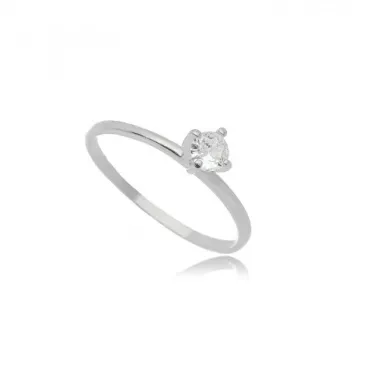 ANEL SOLITARIO CRISTAL