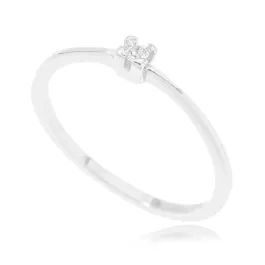 ANEL SOLITARIO ZIRCONIA CRISTAL