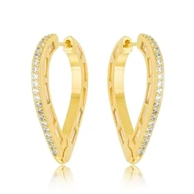 BRINCO ARGOLA CORACAO ZIRCONIA CRISTAL