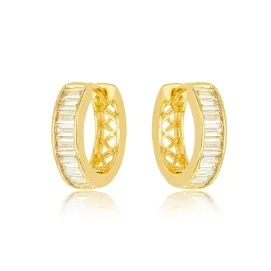 BRINCO ARGOLA CRAVEJADO CRISTAL