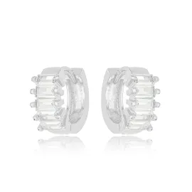 BRINCO ARGOLA CRISTAL