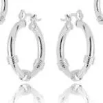 BRINCO ARGOLA LISA DETALHE G