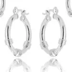 BRINCO ARGOLA LISA DETALHE M