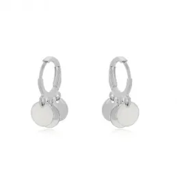 BRINCO ARGOLA MEDALHAS LISO