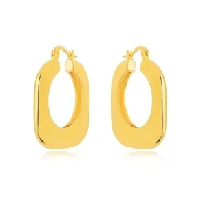 BRINCO ARGOLA QUADRADA LISA