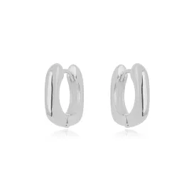 BRINCO ARGOLA QUADRADA LISA