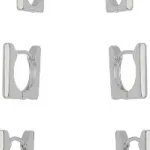 BRINCO ARGOLA QUADRADA LISA M