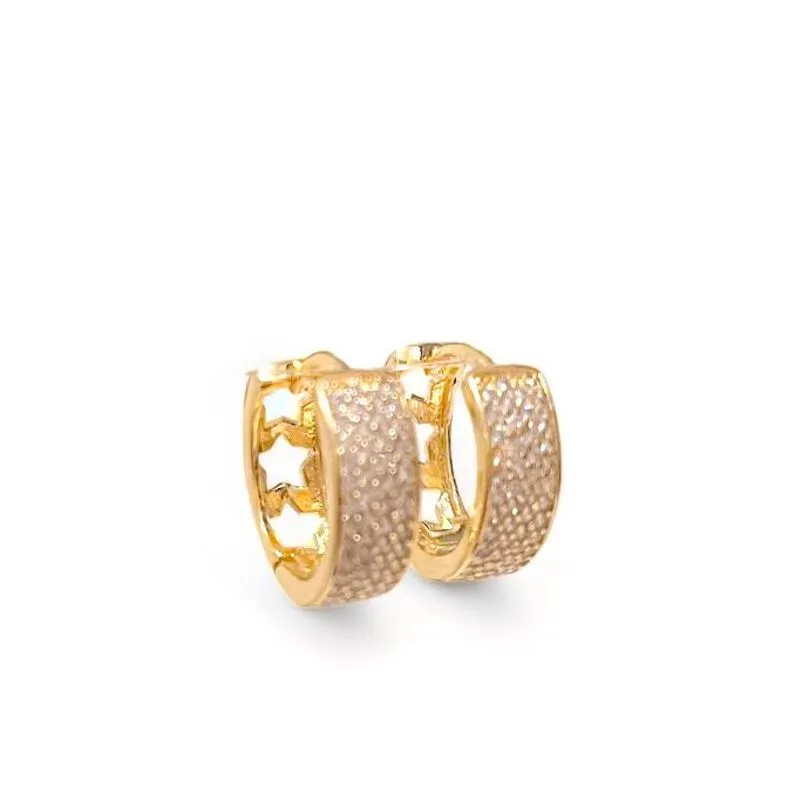 BRINCO ARGOLA ZIRCONIA CRISTAL