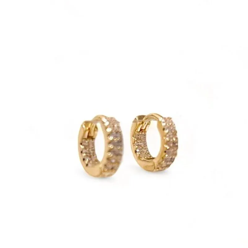 BRINCO ARGOLA ZIRCONIA CRISTAL