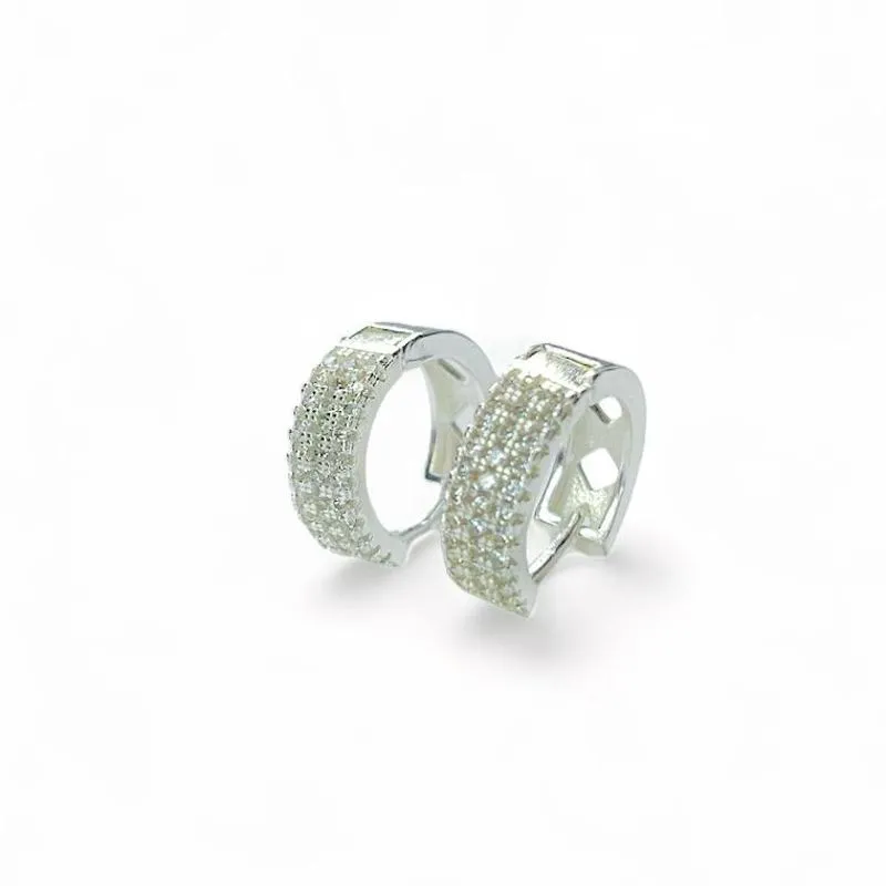 BRINCO ARGOLA ZIRCONIA CRISTAL