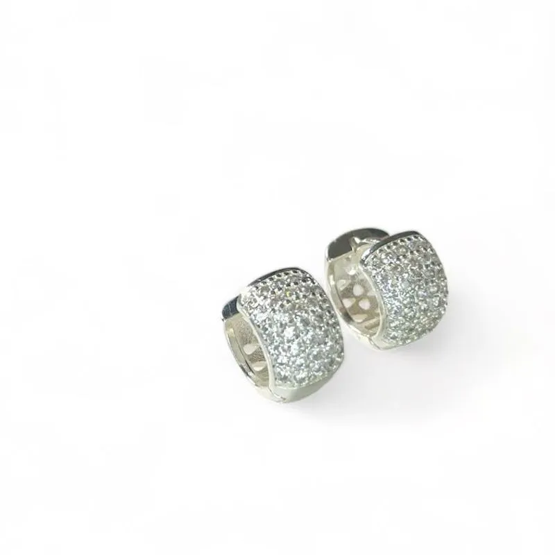 BRINCO ARGOLA ZIRCONIA CRISTAL