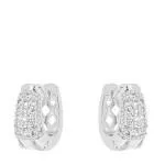 BRINCO ARGOLA ZIRCONIA CRISTAL G