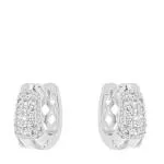 BRINCO ARGOLA ZIRCONIA CRISTAL M