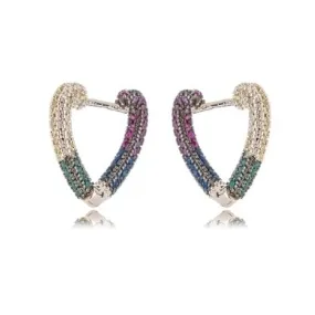 BRINCO ARGONA CORACAO ZIRCONIA COLOR