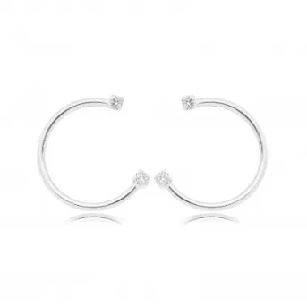 BRINCO CIRCULO LISO ZIRCONIA