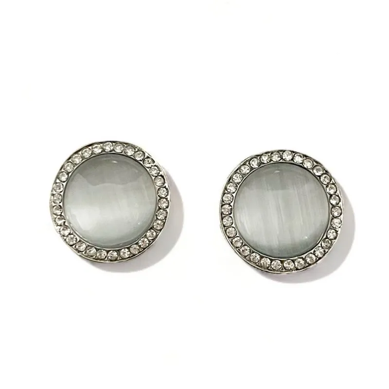 BRINCO CIRCULO OLHO DE GATO ZIRCONIA CRISTAL