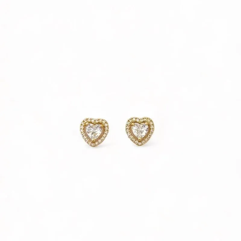 BRINCO CORAÇÃO CRISTAL ZIRCONIA CRISTAL