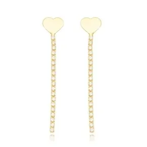 BRINCO CORACAO RIVIERA ZIRCONIA CRISTAL