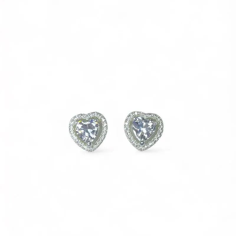 BRINCO CORAÇÃO ZIRCONIA CRISTAL