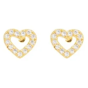 BRINCO CORACAO ZIRCONIA CRISTAL