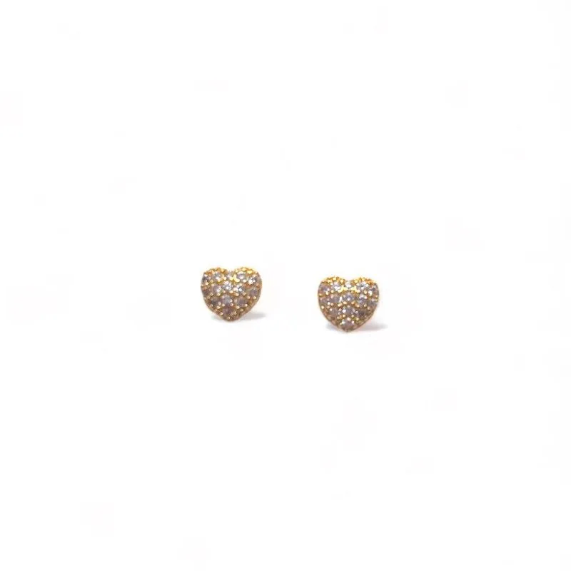 BRINCO CORAÇÃO ZIRCONIA CRISTAL