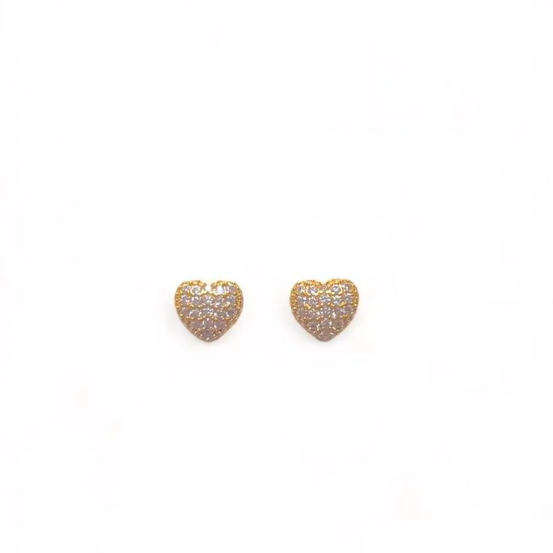 BRINCO CORAÇÃO ZIRCONIA CRISTAL