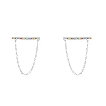 BRINCO CORRENTE ZIRCONIA COLOR