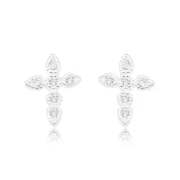 BRINCO CRUZ ZIRCONIA CRISTAL