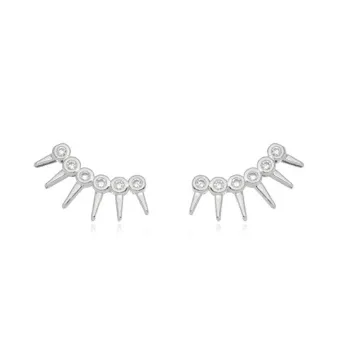 BRINCO EAR CUFF ESPINHO ZIRCONIA CRISTAL
