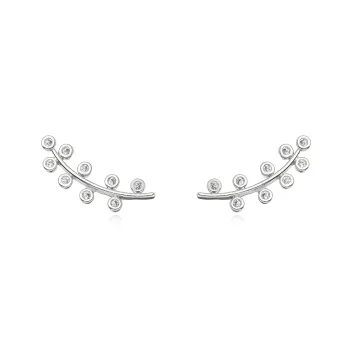 BRINCO EAR CUFF ZIRCONIA CRISTAL