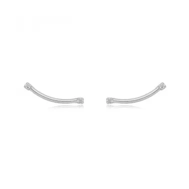 BRINCO EAR CUFF ZIRCONIA CRISTAL