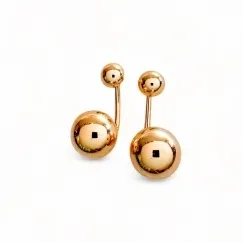 BRINCO EAR JACKET BOLAS LISAS