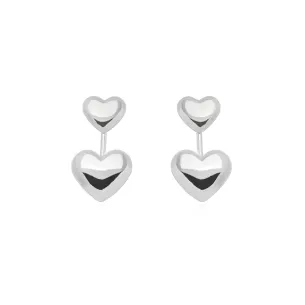 BRINCO EAR JACKET CORACAO LISO