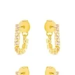 BRINCO EAR JACKET RIVIERA ROSA QUARTZO P