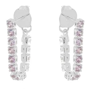 BRINCO EAR JACKET ZIRCONIA LILAS M