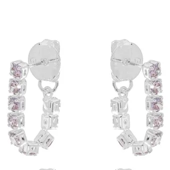 BRINCO EAR JACKET ZIRCONIA LILAS P