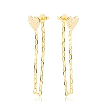 BRINCO EAR LINE CORACAO CORRENTE LISO