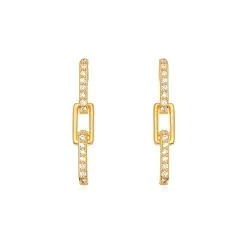 BRINCO ELO ZIRCONIA CRISTAL