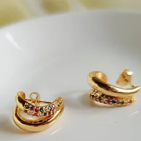 BRINCO FILEIRAS ZIRCONIA COLOR